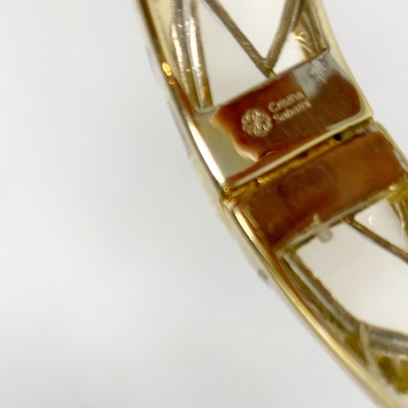 Cristina Sabatini MP Wall Bangle Bracelet 18k Gold - Picture 7 of 13